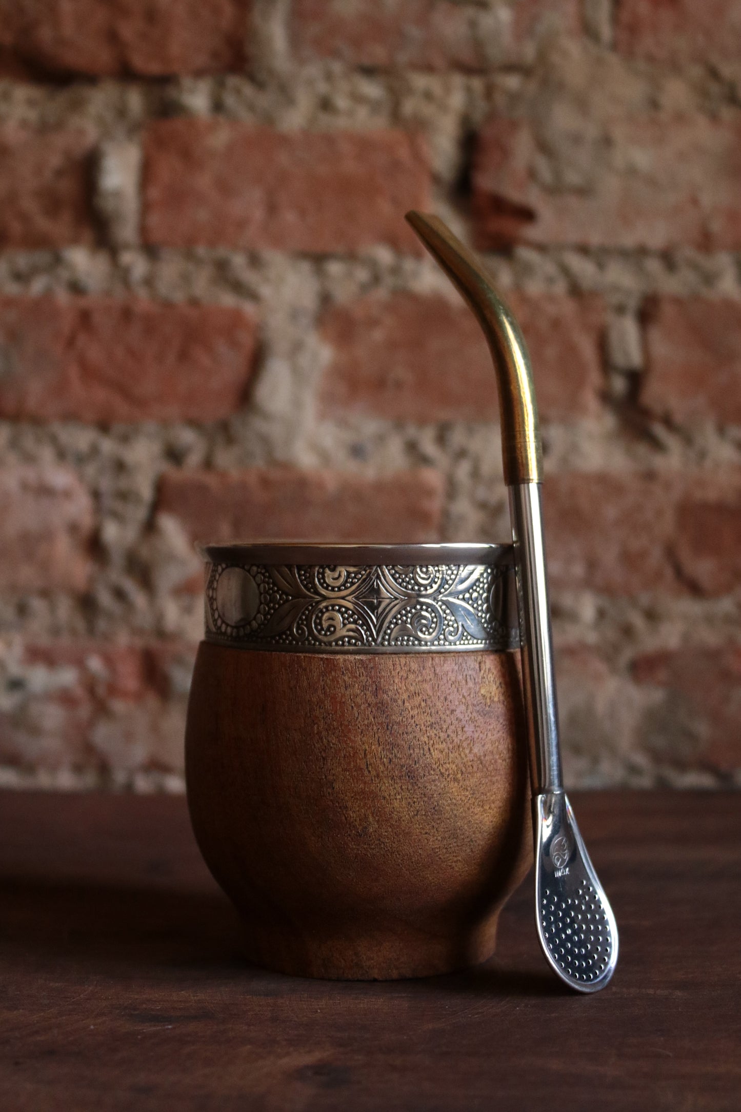 Mate de Algarrobo y Bombilla