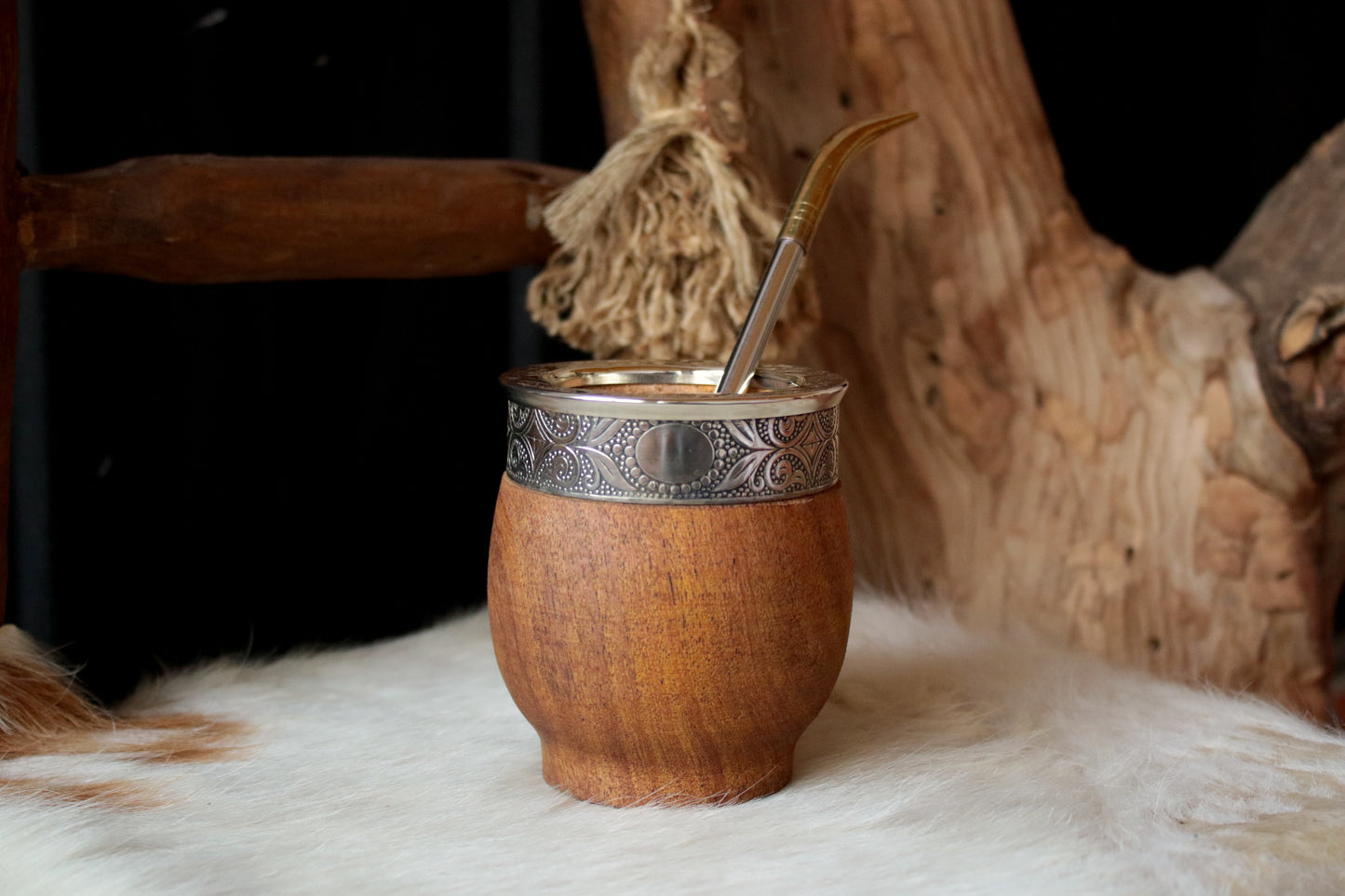 Mate de Algarrobo y Bombilla