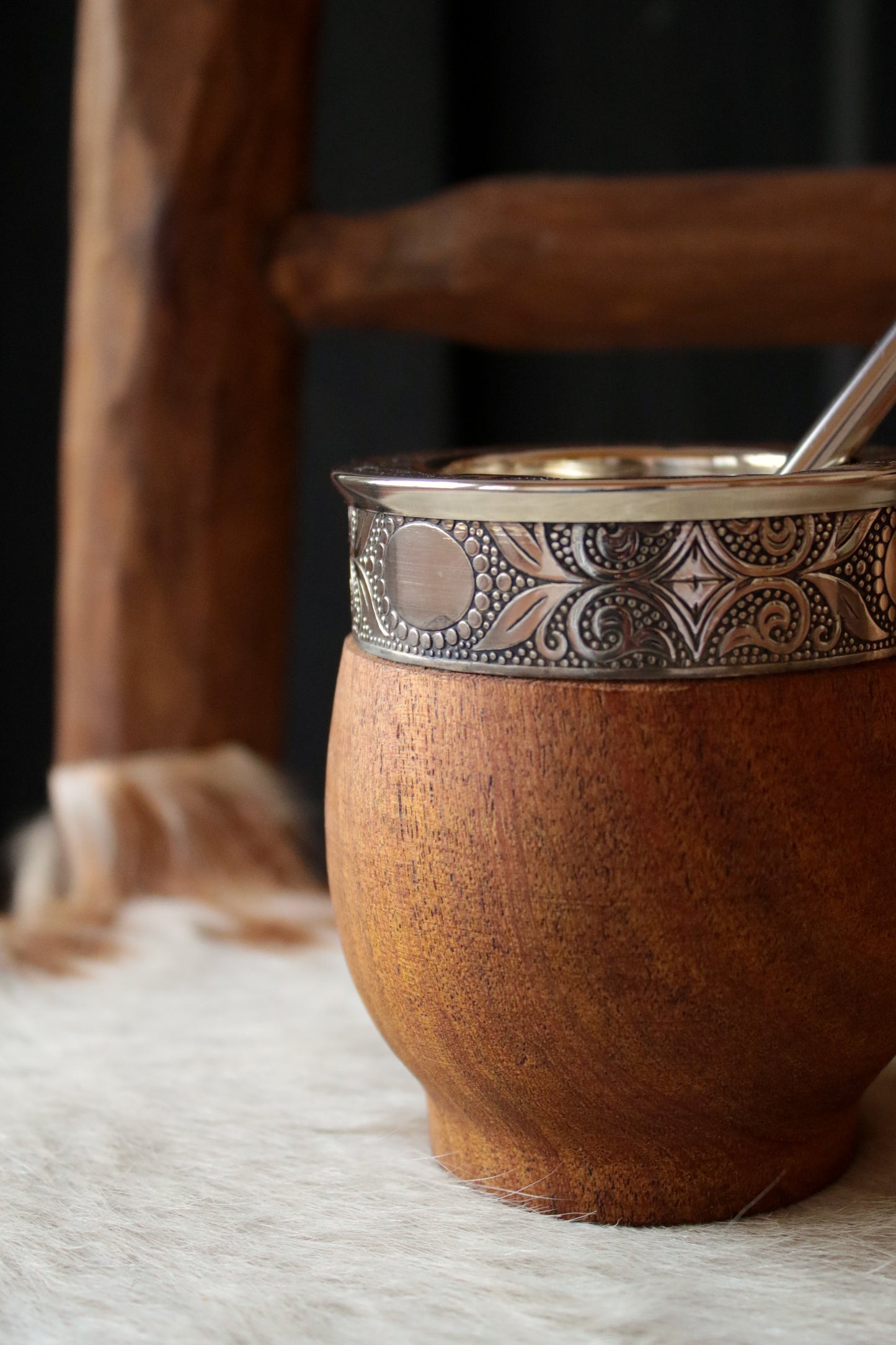 Mate de Algarrobo y Bombilla