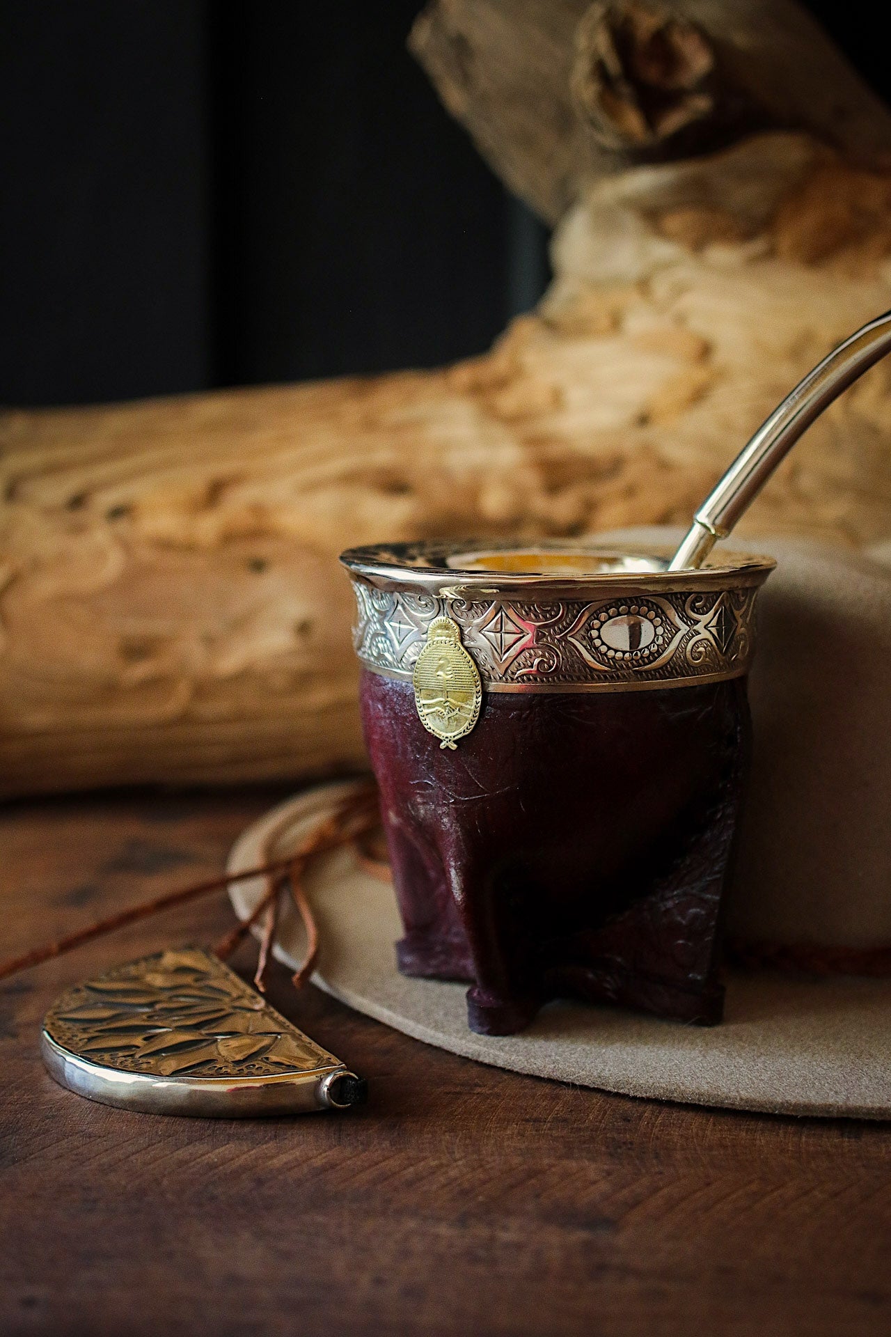 Imperial Cuero y Alpaca con Bombillón y Matepa