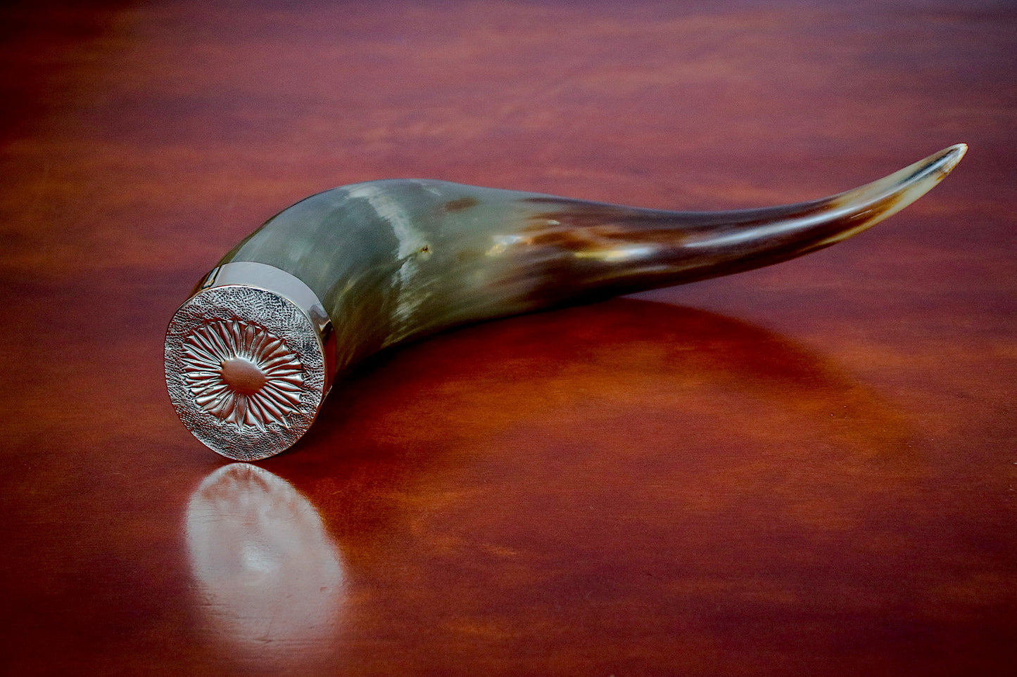Antler and Nickel Silver candlesticks