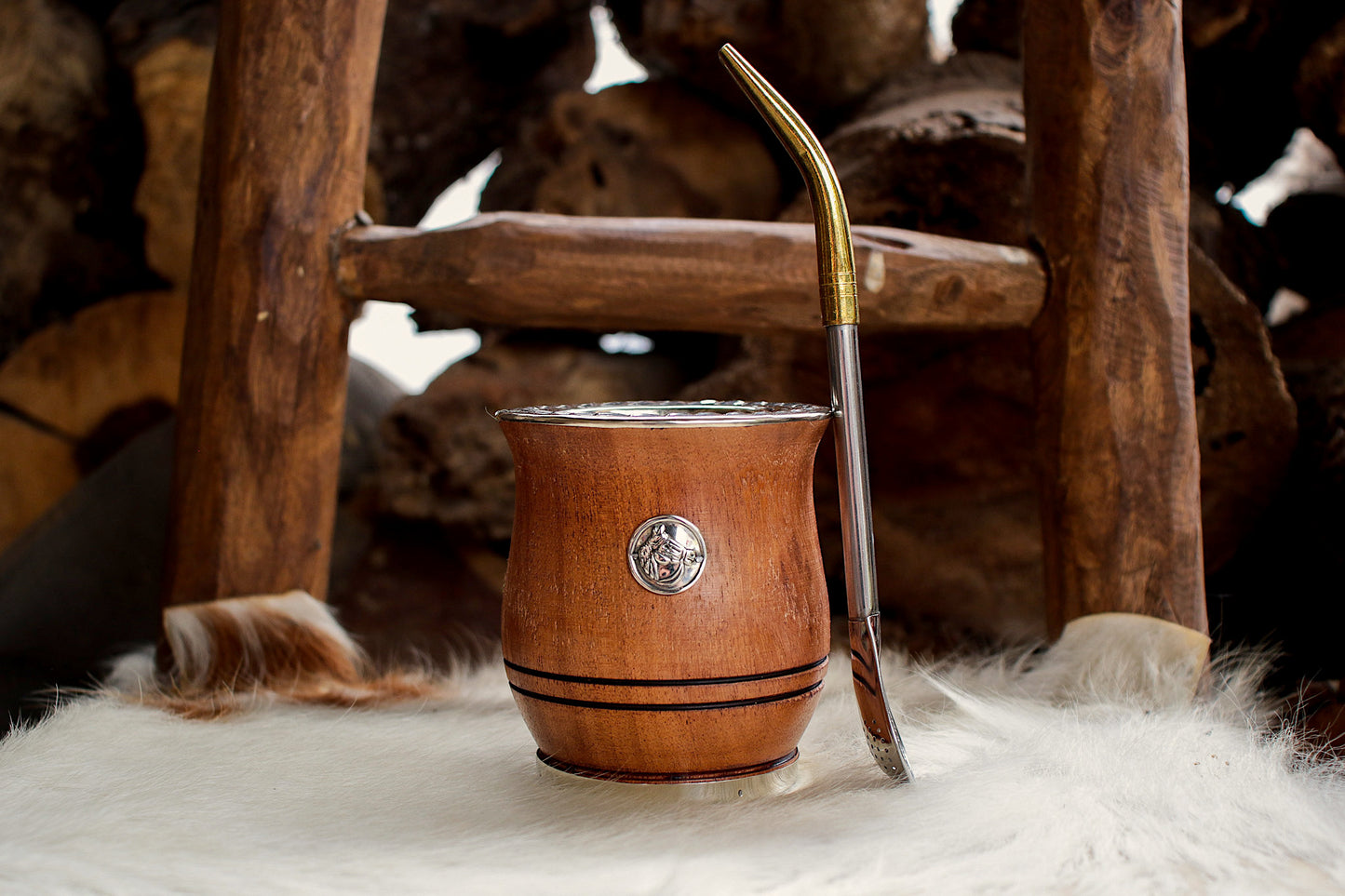 Mate de Algarrobo con Bombillón