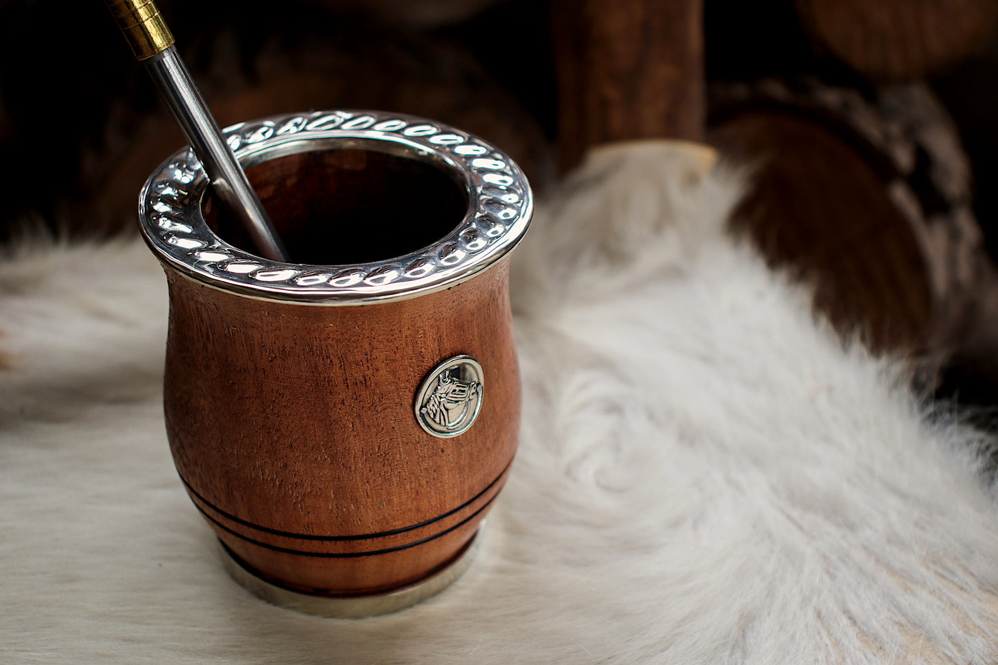 Mate de Algarrobo con Bombillón