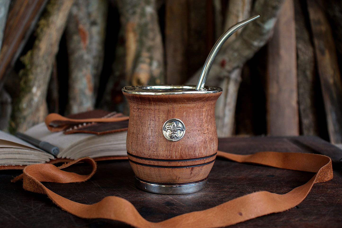 Mate de Algarrobo con Bombilla