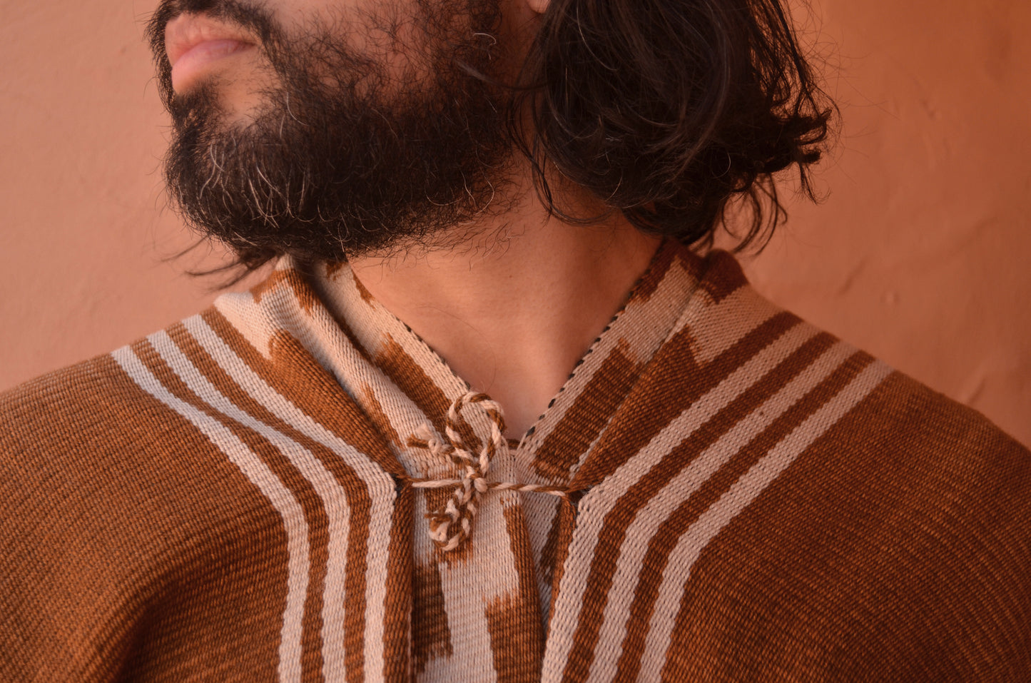 Poncho "Lavalle" Work in Creole Loom