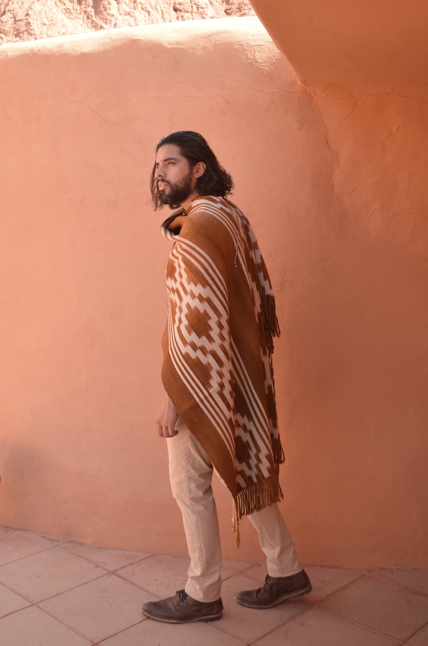 Poncho "Lavalle" Work in Creole Loom