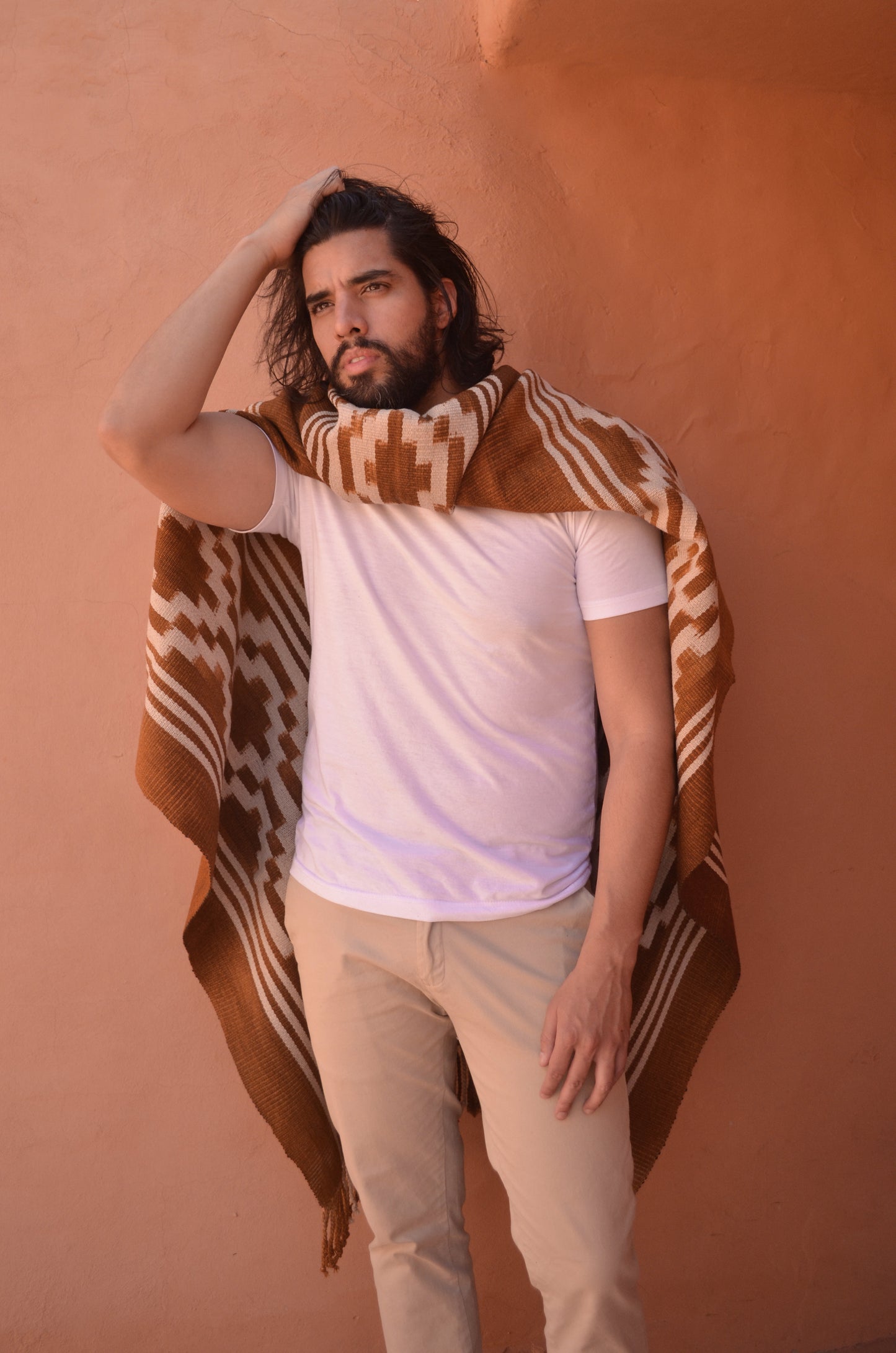 Poncho "Lavalle" Work in Creole Loom
