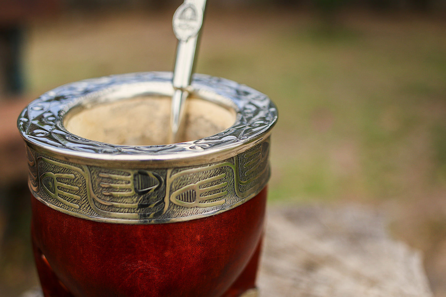 Mate Imperial de Cuero y Alpaca