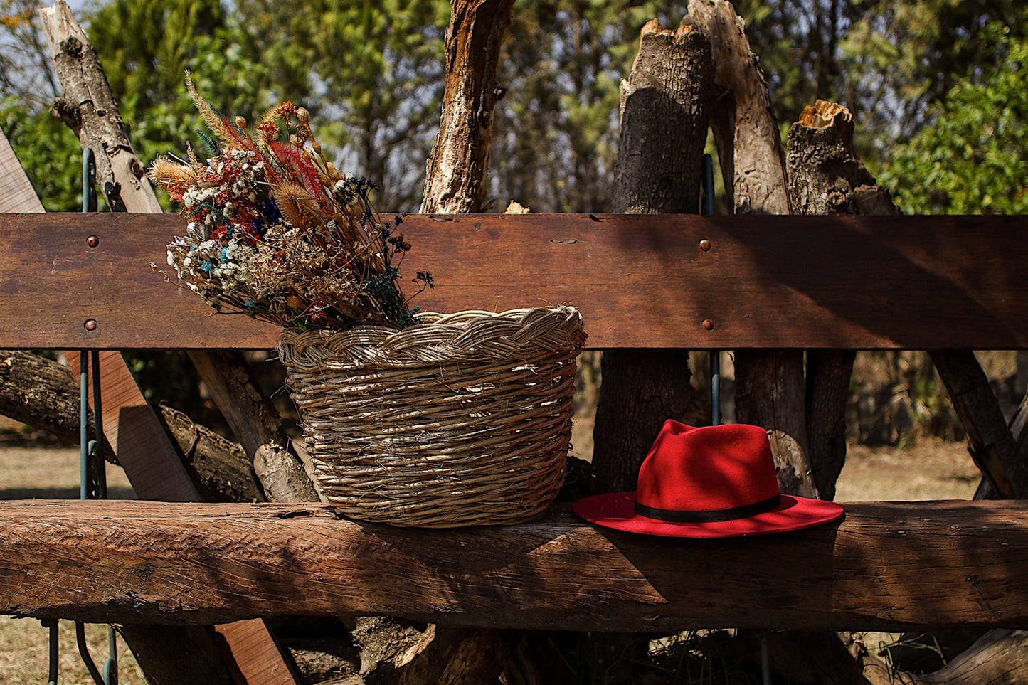 Basket of Pennyroyal Branches