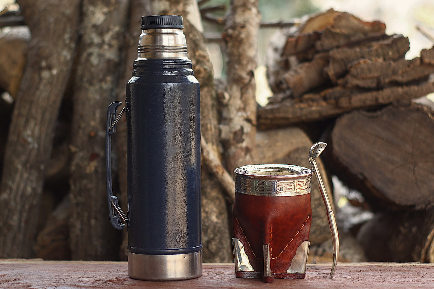 Mate Imperial de Cuero y Alpaca