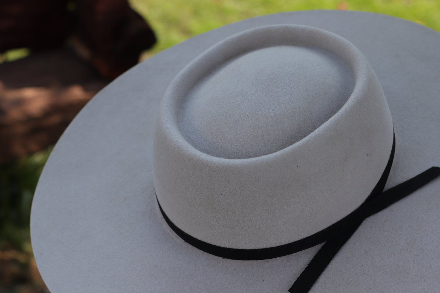 Sombrero Fieltro Marfil Nro60