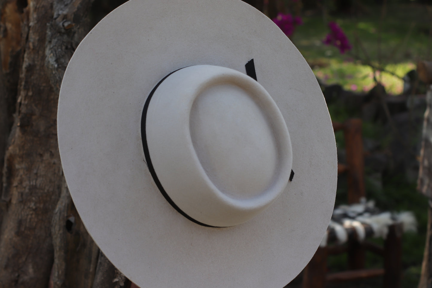 Sombrero Fieltro Marfil Nro60