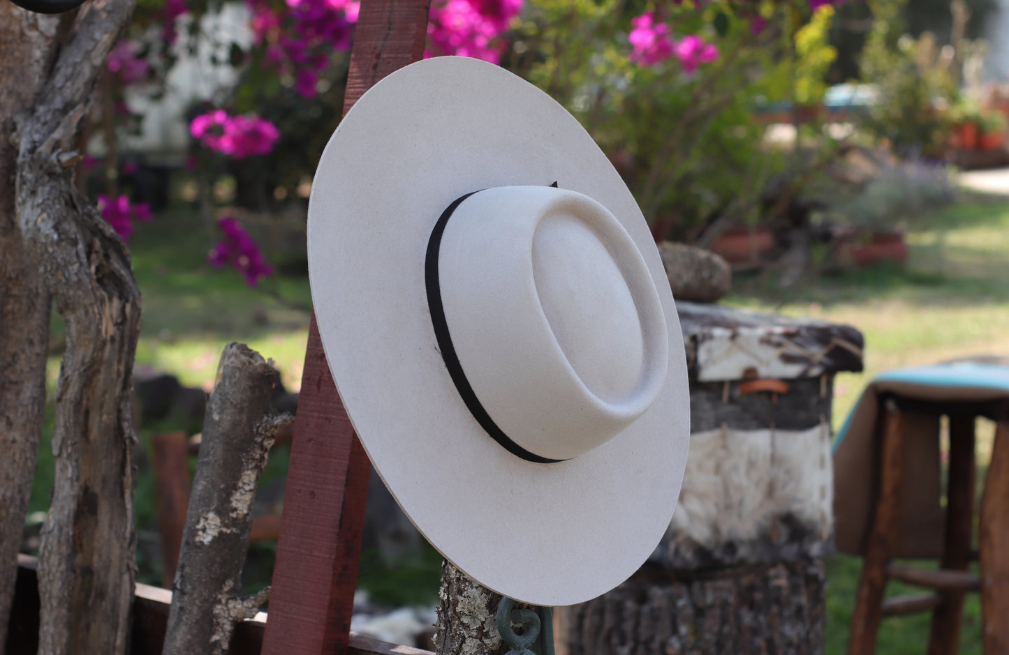 Sombrero Fieltro Marfil Nro60