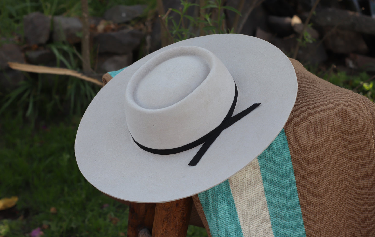 Sombrero Fieltro Marfil Nro60