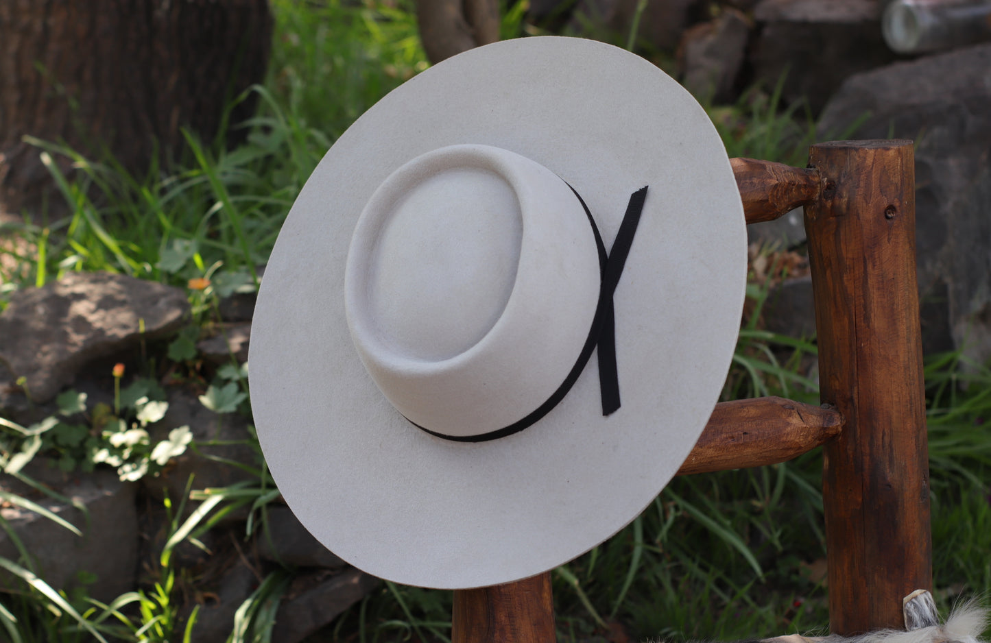 Sombrero Fieltro Marfil Nro60