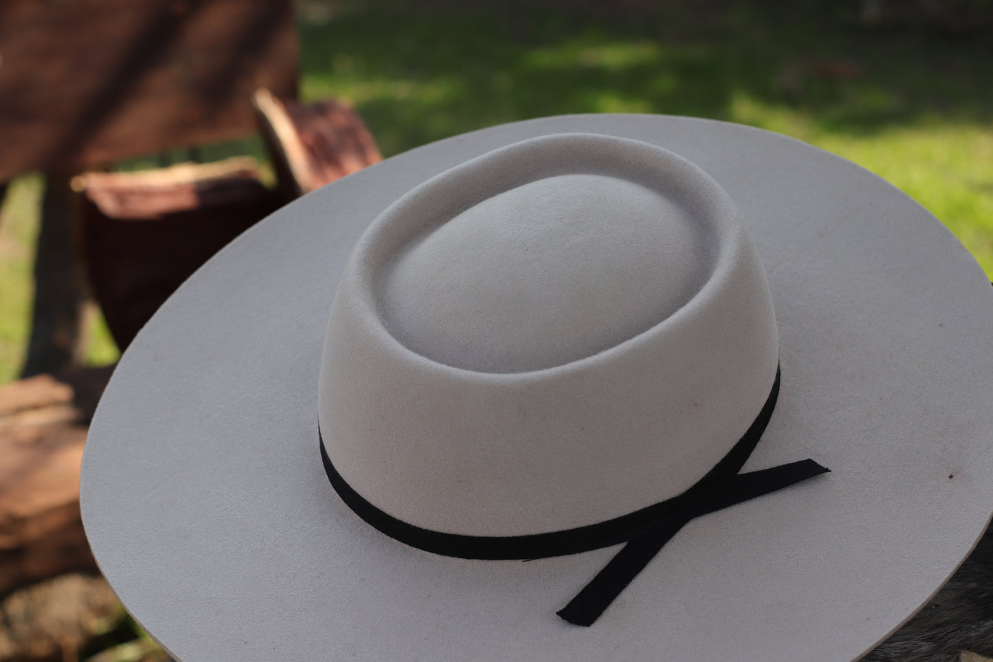 Sombrero Fieltro Marfil Nro60