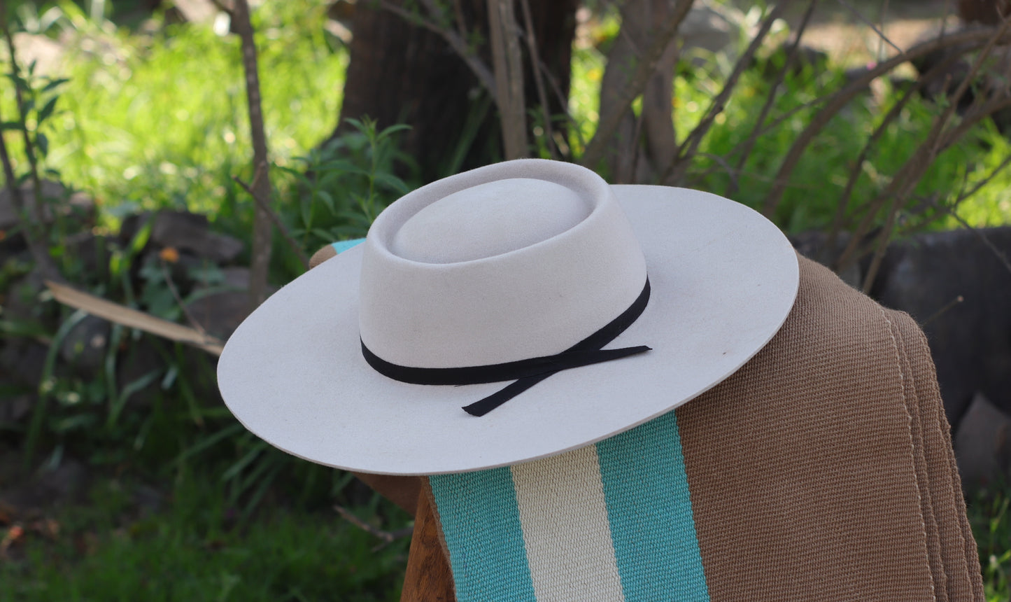 Sombrero Fieltro Marfil Nro60