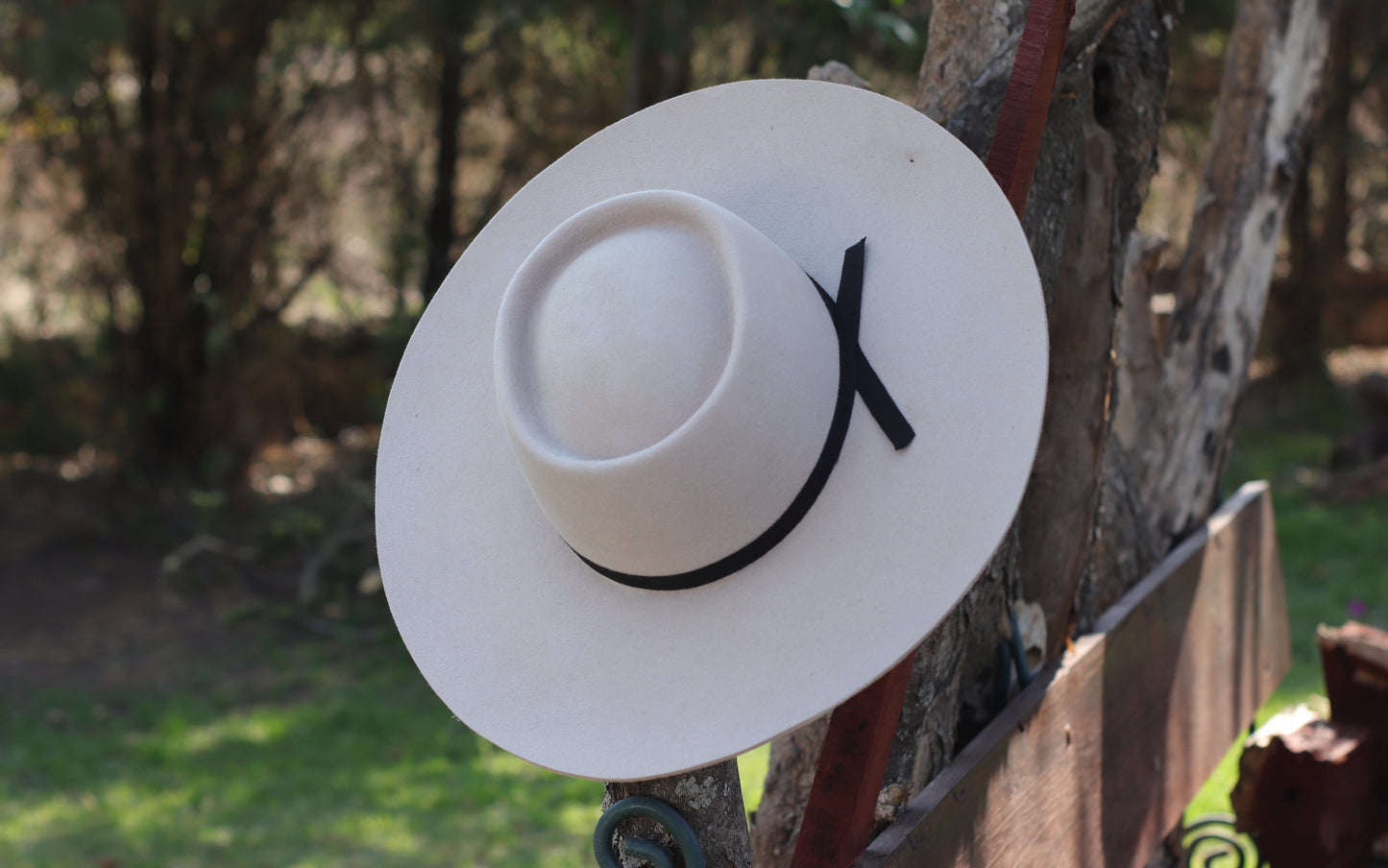 Sombrero Fieltro Marfil Nro60