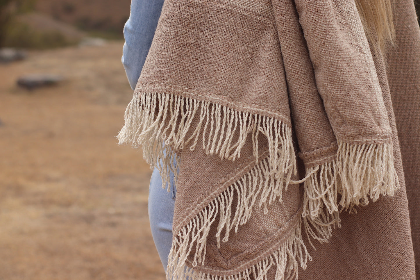 Poncho “San Carlo” Hilos de Oveja