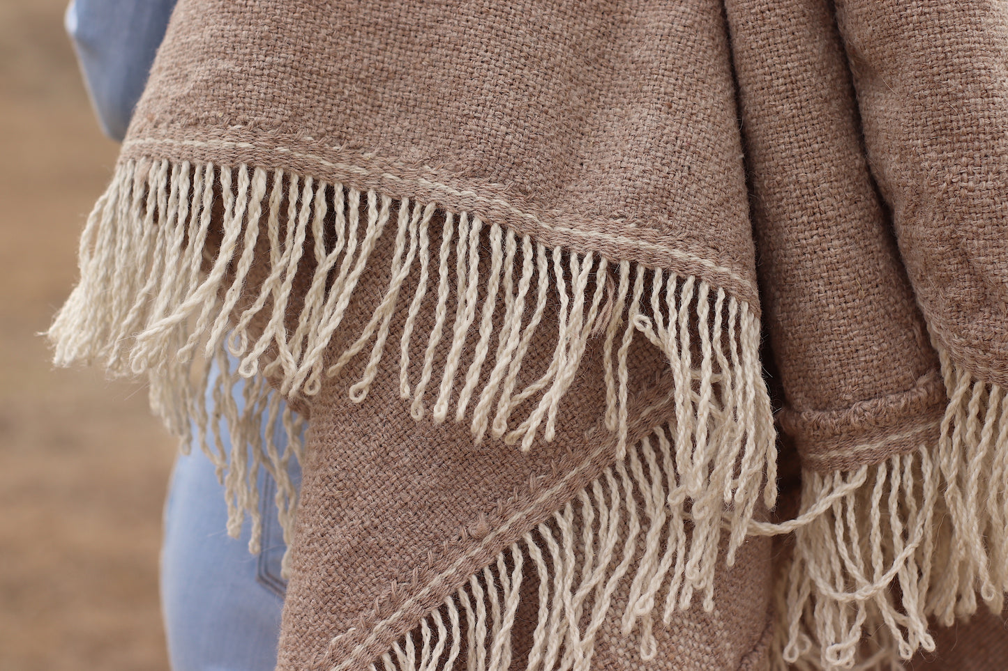 Poncho “San Carlo” Hilos de Oveja