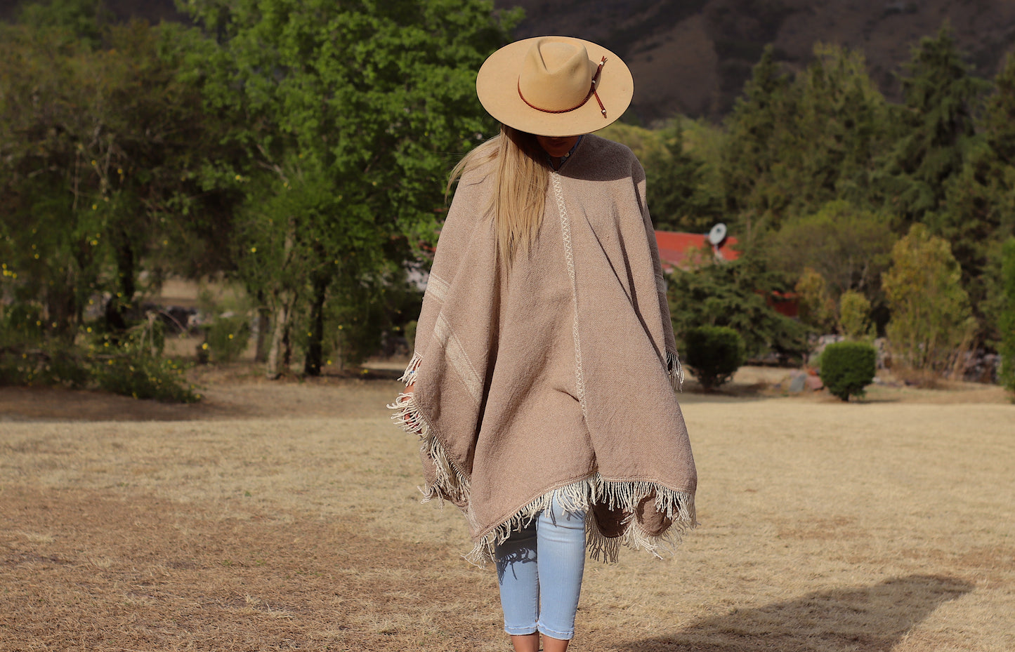 Poncho “San Carlo” Hilos de Oveja