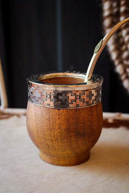 Mate de Algarrobo y Bombilla
