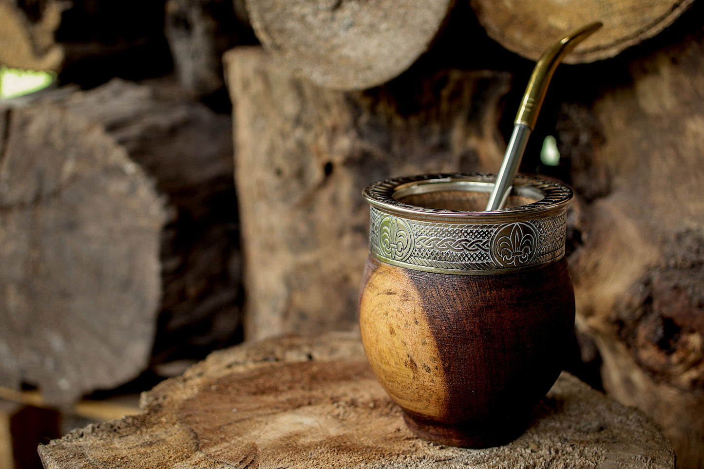 Mate de Algarrobo y Bombilla