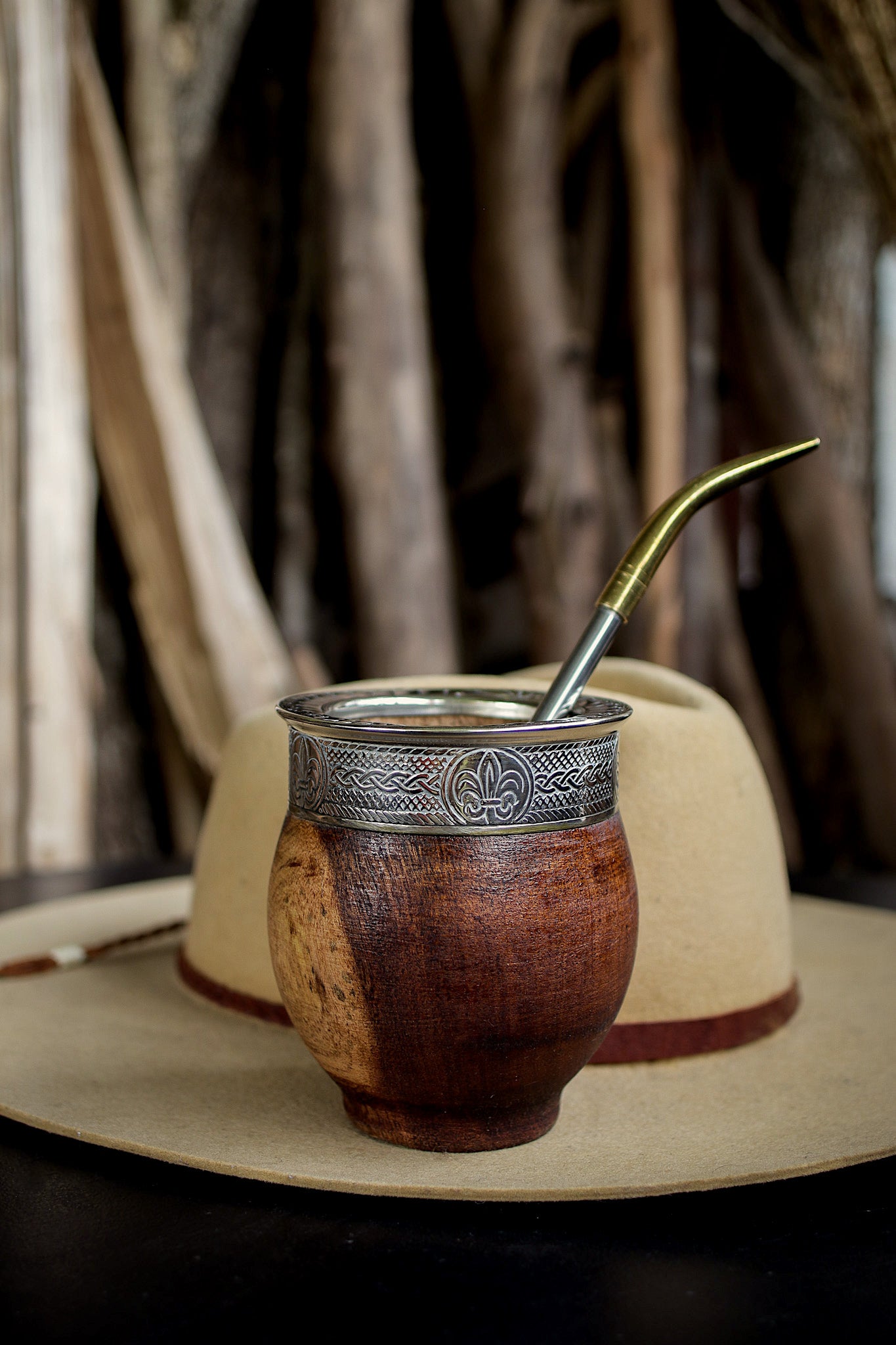 Mate de Algarrobo y Bombilla