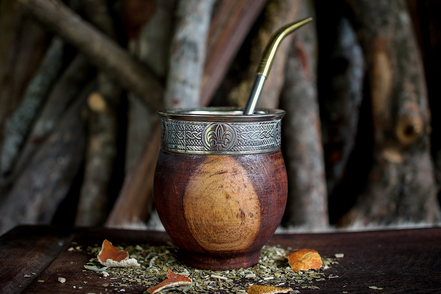 Mate de Algarrobo y Bombilla