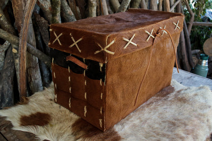 Natural Leather Trunk