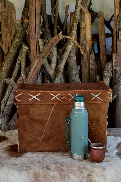 Natural Leather Trunk