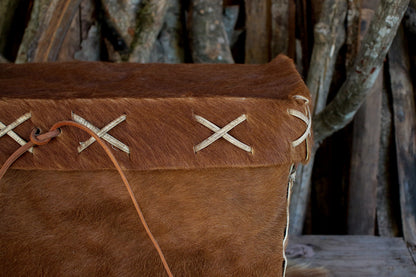 Natural Leather Trunk