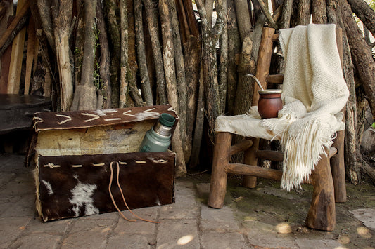 Natural Leather Trunk