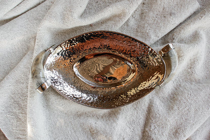 Nickel Silver and Antler Tray