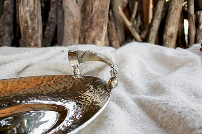 Nickel Silver and Antler Tray