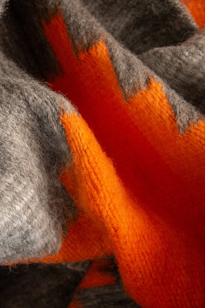 Llama Rug Made on Loom