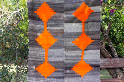 Llama Rug Made on Loom