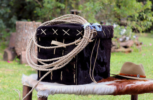 Natural Leather Trunk