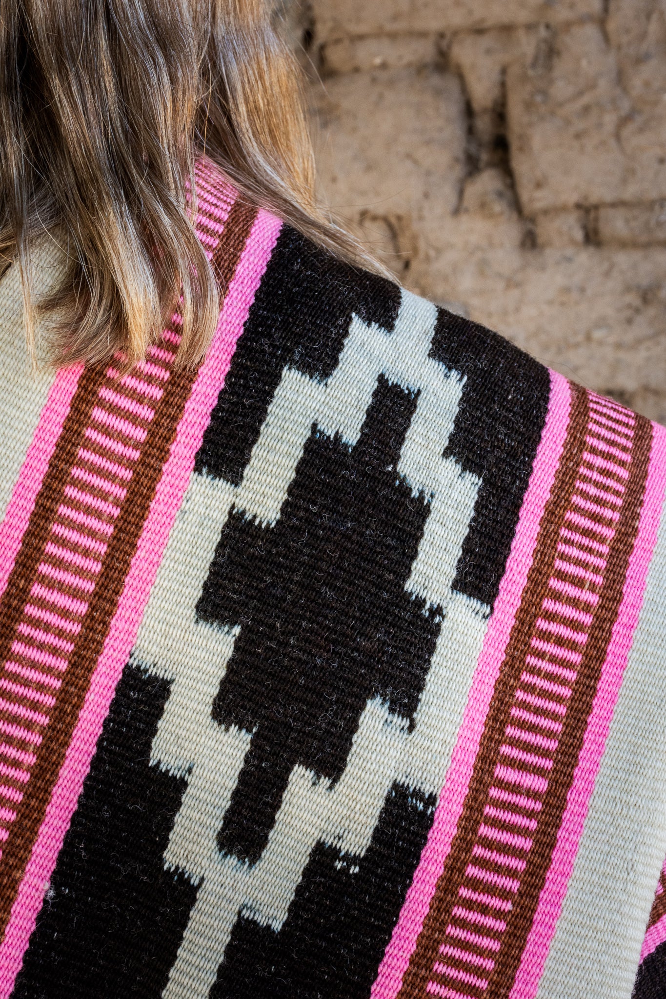 Poncho "Lavalle" Work in Creole Loom