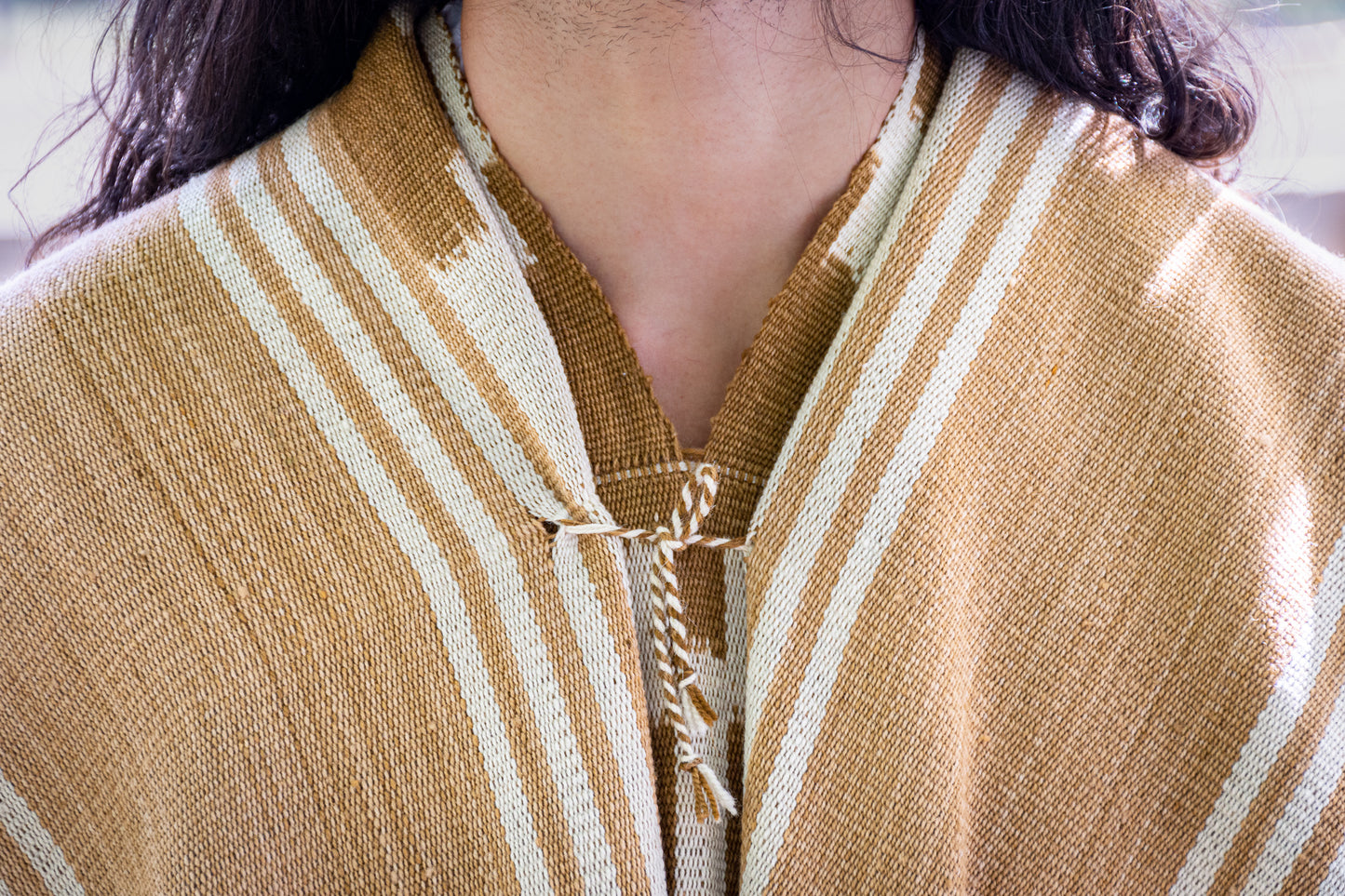 Poncho "Lavalle" Work in Creole Loom