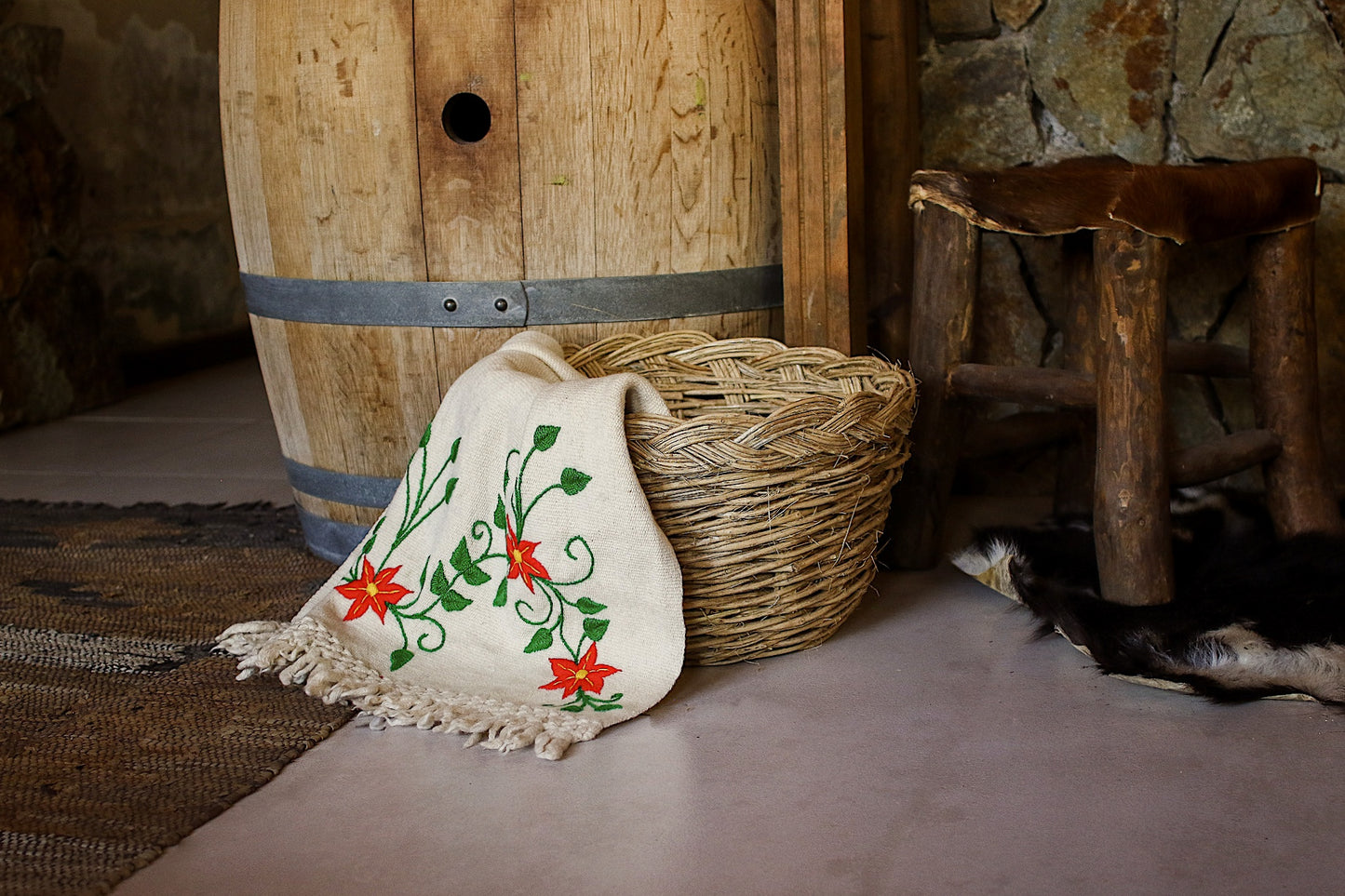 Basket of Pennyroyal Branches