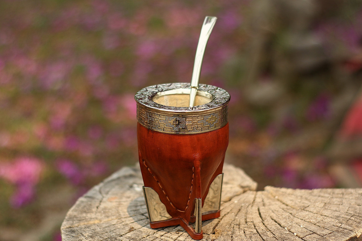 Mate Imperial de Cuero y Alpaca