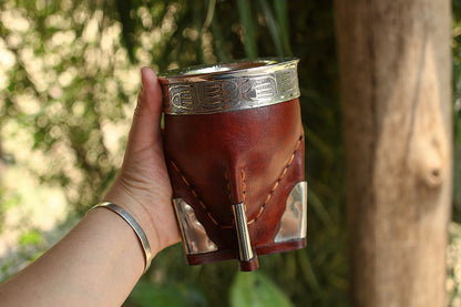 Mate Imperial de Cuero y Alpaca