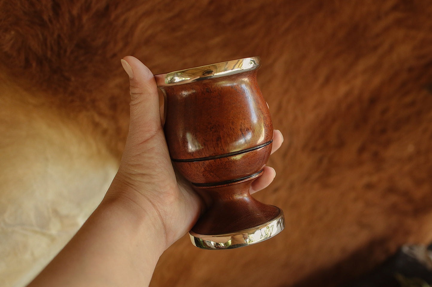 Algarrobo Mate and Nickel Silver Metal Straw