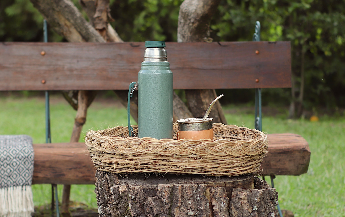 Basket of Pennyroyal Branches