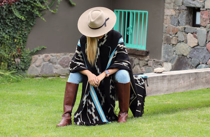 Poncho "Lavalle" Work in Creole Loom