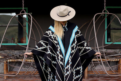 Poncho "Lavalle" Work in Creole Loom