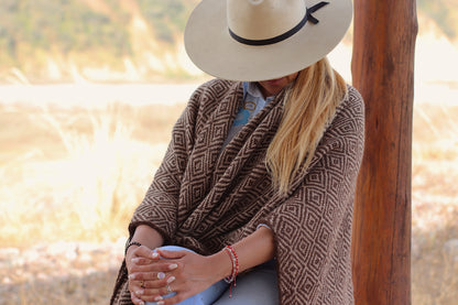 Ruana ITAQUÍ llama Threads on Loom