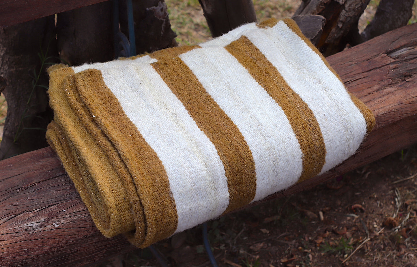 Sheep Wool Rug Made on Loom