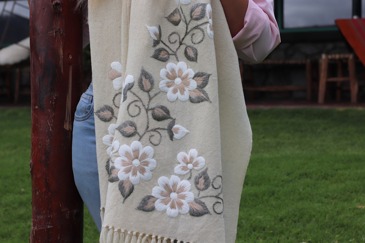 Hand Embroidered Blanket
